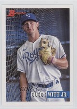 2021 Bowman Heritage Prospects Image Swap Variation Bobby Witt Jr #217 1b3