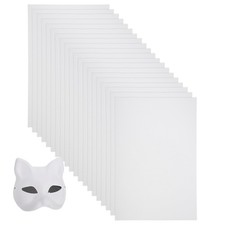20 Pcs Fursuit Eyes Mesh Sheet for Costume Mask, 7.9x11.8", White