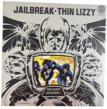 Thin Lizzy Jailbreak Vinyl LP UK Vertigo ACBR 252 Club Edition Reissue Rock EX