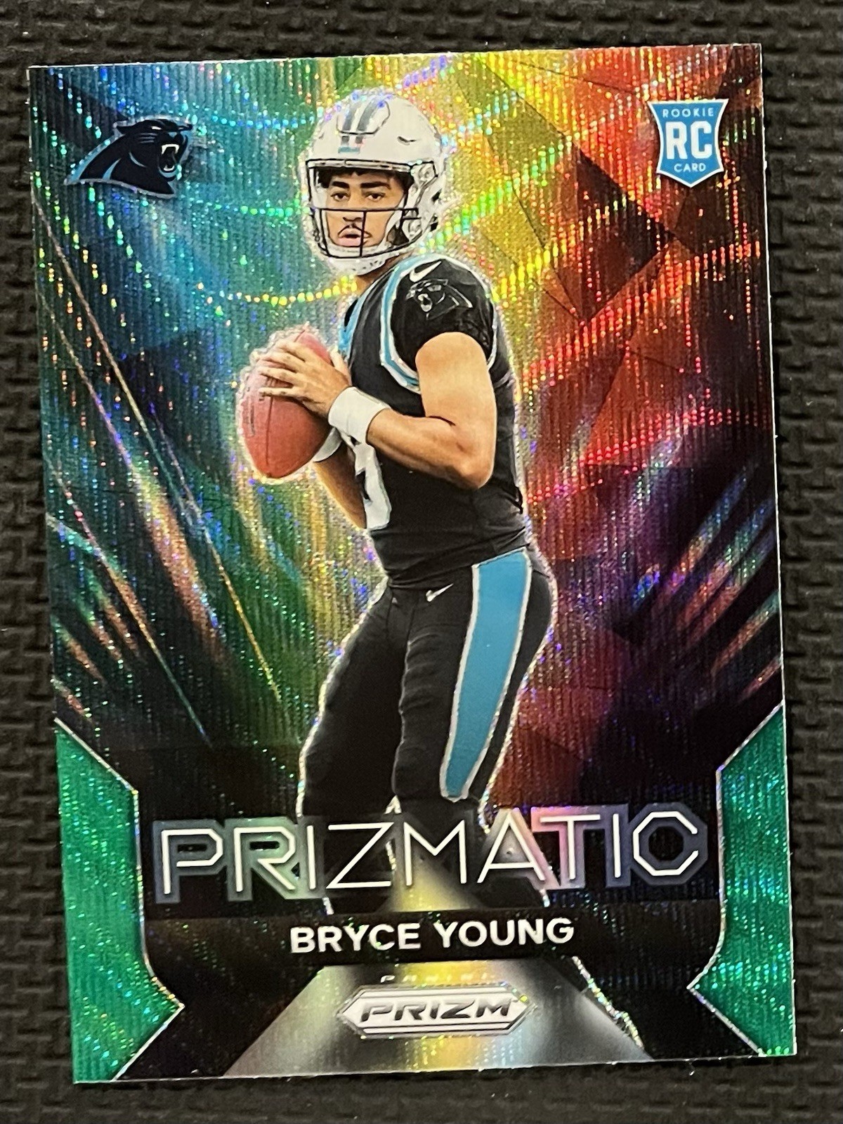 2023 Panini Prizm Prizmatic Green Wave Prizm #4 Bryce Young (RC) Panthers
