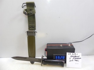 #5528 US Military M5 1 Bayonet & Scabbard J&D TOOL CO.