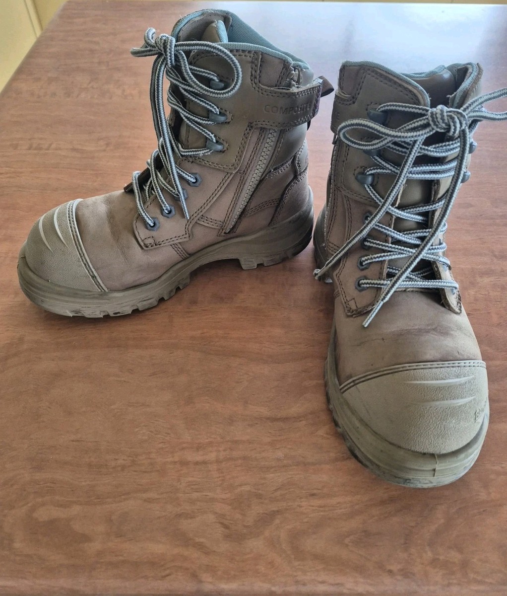 Blundstone 8863 Ladies Rotoflex 6in Zip Safety Boot- Size (us