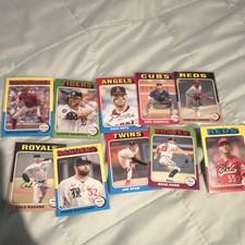 Topps 2023 MLB Baseball Card Lot Perdomo Meadows Neto Madrigal Greene 10 Cards