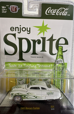 M2 Machines 1949 Mercury Custom Sprite White/Green Coca Cola A54