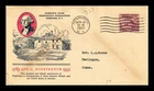 US COVER WASHINGTON HEADQUARTERS NEWBURGH NEW YORK FDC SCOTT 727