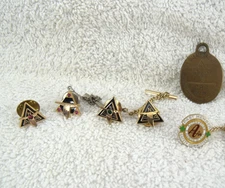 Vintage Autonetics Tie Tac Lot North American Aviation Service Pins