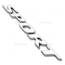 For Honda Civic Sport Rear Trunk Lid Chrome Letter  Badge Emblem Nameplate NEW