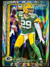 2025 Topps Chrome - Xavier McKinney #113 - Silver RayWave Refractor