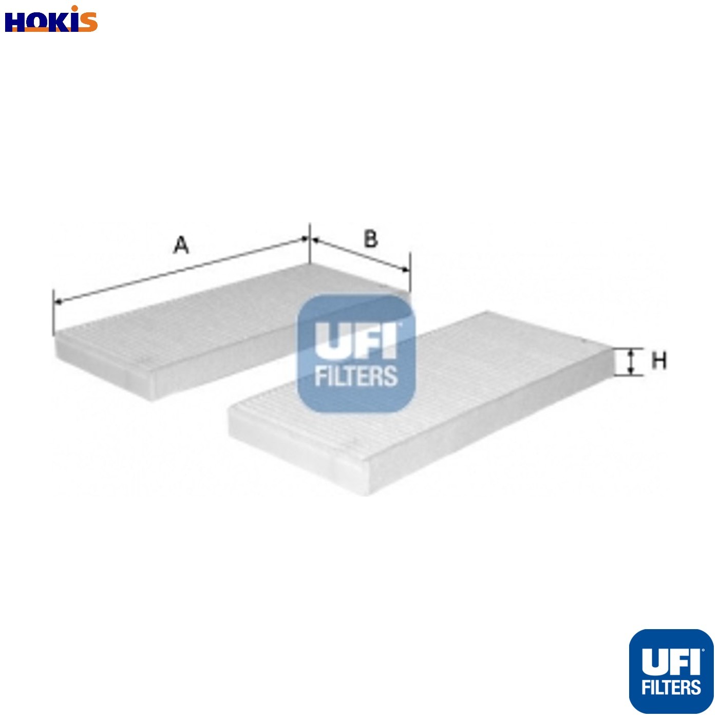 Cabin filter Particulate Filter 53.239.00 UFI for JEEP DODGE - Image 3