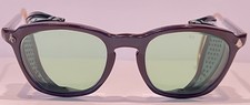 Vintage AO American Optical Green Lens 6 3/4 Safety Glasses Guard w/ Mesh EUC