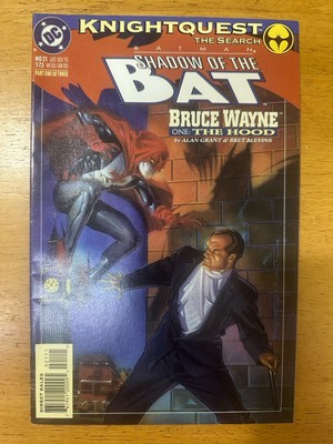 1993 Batman Shadow Of The Bat 21 Bruce Wayne The Hood Pt.1 DC Comic Book