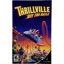 Manual Only Thrillville Off The Rails - Sony Playstation 2 Pristine Authentic