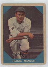 1960 Fleer Baseball Greats Heinie Manush #18 HOF 14ak