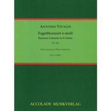 Fagottkonzert e-moll RV 484 Vivaldi Fagott und Klavier Noten