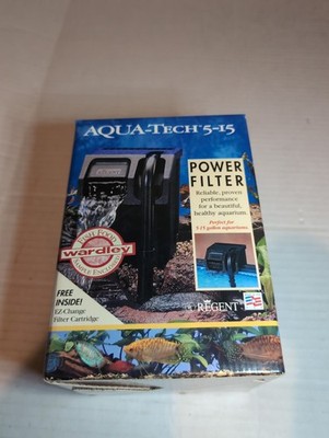 Aqua-Tech Power Aquarium Filter 5 to 15-Gallon 5 15 Gallon Black NEW In BOX