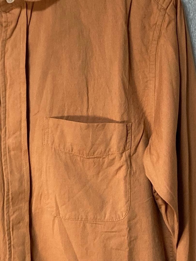 Engineered Garments M Hidden Button Round Collar … - image 2