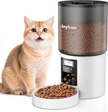 Futterautomat Katze & Hund 4L Pet Feeder Cat Mit Timer & Portionskontrolle 1-6 M