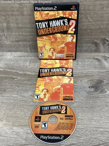 Tony Hawk's Underground 2 Sony PlayStation 2 Game IOB W/Manual Tested Works