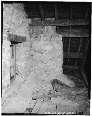 Photo:Engine House Attic Masonry End Wall Construction Detail 1900s