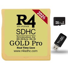 2026 R4 Gold Pro SDHC R4i Cartridge+USB for D...
