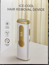 Ice-cool IPL Hair Removal Device, 9 Settings, Cooling Function, White Gold