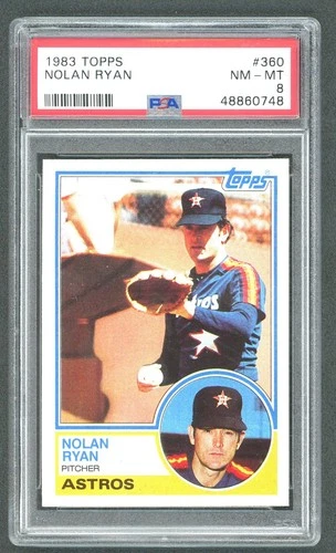 1983 Topps Nolan Ryan #360 PSA 8 NM-MT HOF