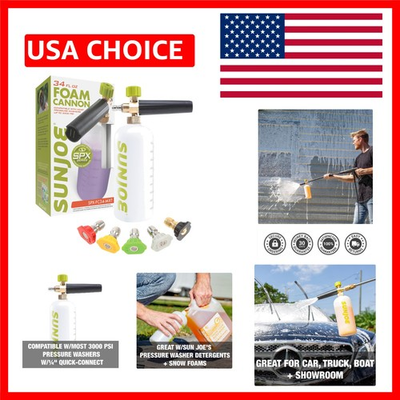 #ad Professional Foam Cannon Blaster for 3000 PSI Pressure Washers 1 4 $46.19