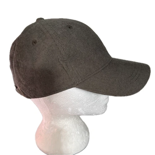 Kooringal Baseball Hat Green Corduroy Wool Lined One Size Adjustable Strap Back