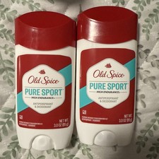 LOT 2 Old Spice Pure Sport High Endurance Antiperspirant  Deodorant 3oz Ea