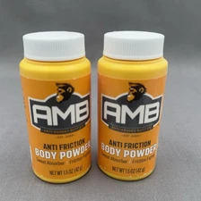 TRAVEL SIZE Anti-Monkey Butt Anti-Friction Powder Bottle 1.5 oz - 2 Pack Lot