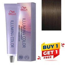 Wella Illumina Permanent Hair Color Cream - 5/81 - 5PA Light Pearl Ash Brown