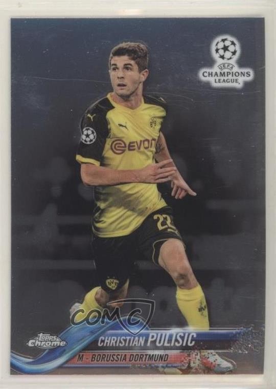 2017-18 Topps Chrome UCL Christian Pulisic (No Ball) #25 0cc8