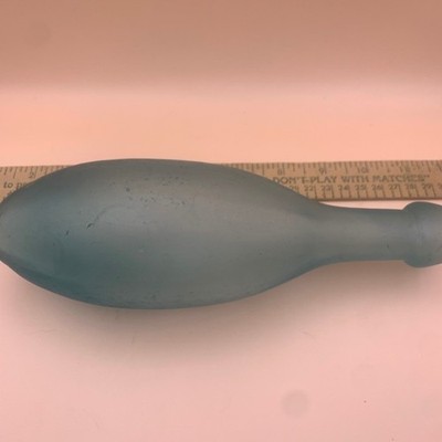 Antique Shipwrecked 1800'S Torpedo Blob Top Bottle 9'' Vintage