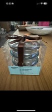Set of 3 Glass Scented Tea Lights Holders Candles
