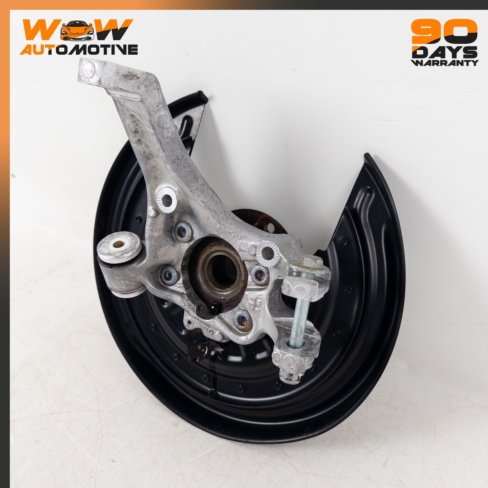 04-13 BENTLEY CONTINENTAL GT FLYING SPUR REAR LEFT SPINDLE KNUCKLE HUB OEM