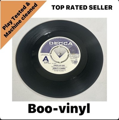 Shirley & Johnny Chapel Of Love 7'' Decca F13684 Rare Demo Copy EX / M