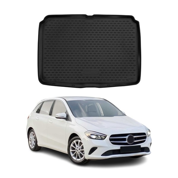 Kofferraummatte Kofferraumwanne FüR Mercedes B Klasse W247 2018-2021 Gummi TPE-image