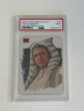 2025 Star Wars Galaxy The Wanderer Ahsoka Tano Orange Refractor /25 PSA 9