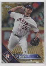 2016 Topps Chrome Update Gold Refractor 5/50 Doug Fister #HMT11 5c9