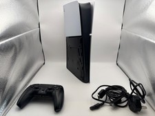 Sony PlayStation 5 PS5 Slim 825GB Disc-Free White Console + Controller CFI-2116