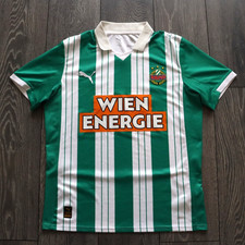 SK RAPID WIEN 2025 2026 HOME FOOTBALL SOCCER SHIRT JERSEY PUMA ORIGINAL MEDIUM