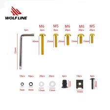 Aluminum Fairing Bolt Screw Fastener Clip for Yamaha MT FZ 07 09 YFZ R1 R6 R25