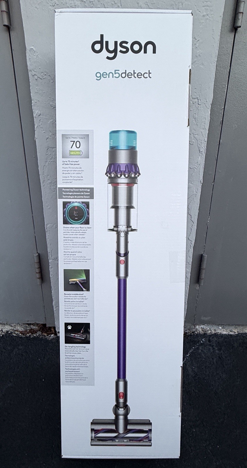 Dyson Gen5detect Cordless Vacuum Cleaner Iron/Purple BRAND N