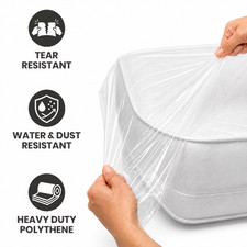 Heavy Duty Mattress Bag Moving Cover Waterproof Storage Protector All Sizes UK