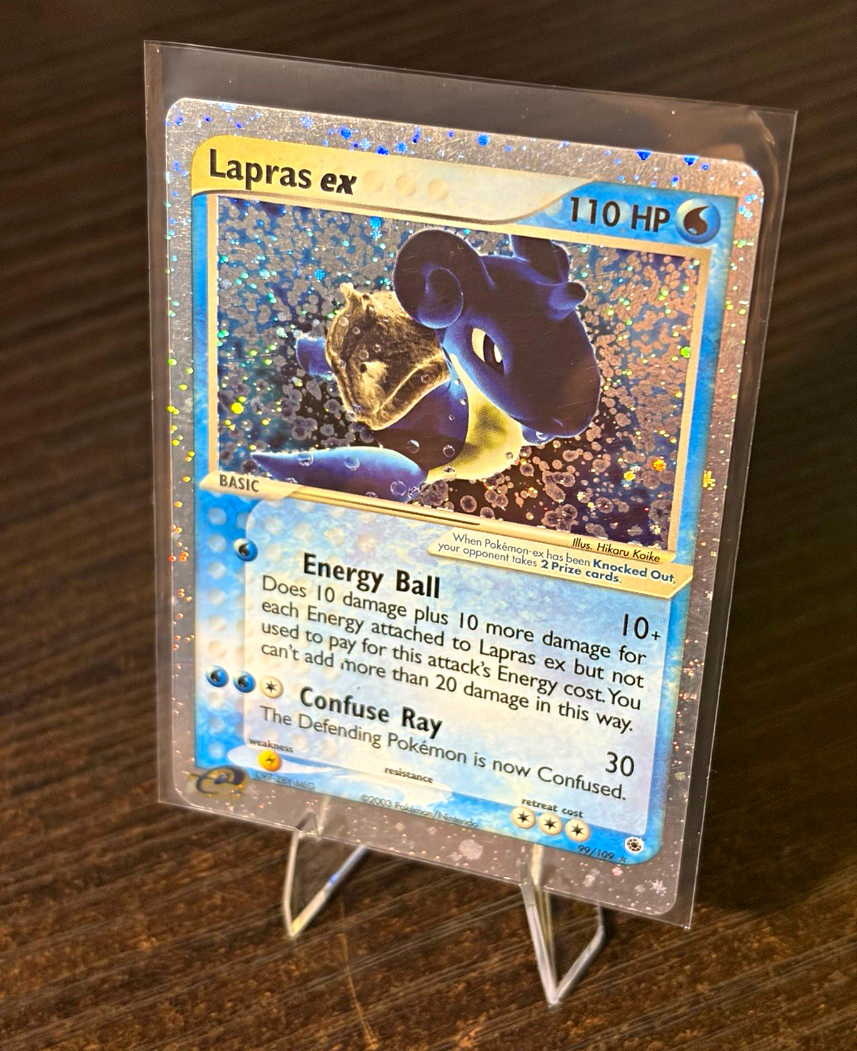 The Pokémon Company Pokémon TCG “Lapras ex” 99/109 EX Ruby & Sapphire Holo