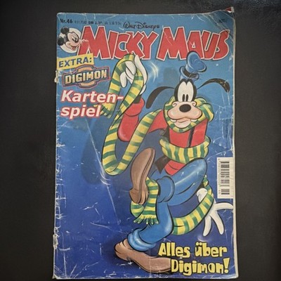 Disney Micky Maus #46 (2000) Goofy Mickey Mouse Digimon Special Comic