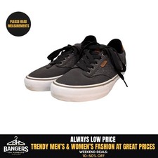 NIB Vans Atwood Deluxe Sneakers Men 9.0 Charcoal Black Low Top Canvas Shoes