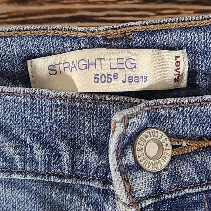 Levi's 505 Straight Leg Jeans Women's Size 10  Blue Denim