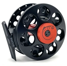 Moonlit Eclipse Fly Reel Sealed Drag Burnt Orange/Matte Black Made In Korea