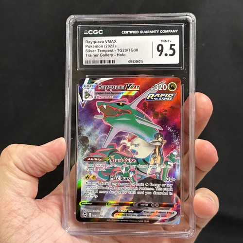 Rayquaza VMAX graded CGC 9.5 for sale on eBay